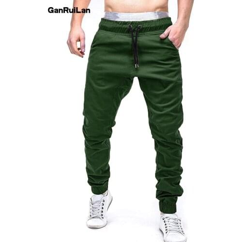 New Arrive Men Pants Hip Hop Harem Joggers Pants New Male Trousers Mens Joggers Patchwork Pants Sweatpants B0643