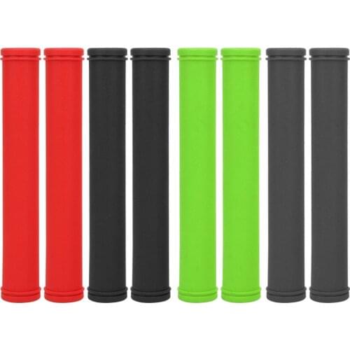 1 Pair Bicycle Handlebar Grips Wear Resistant TPE Non-slip Bicycle Handlebar Grips for Mountain Bike Road Bikes bike accessories