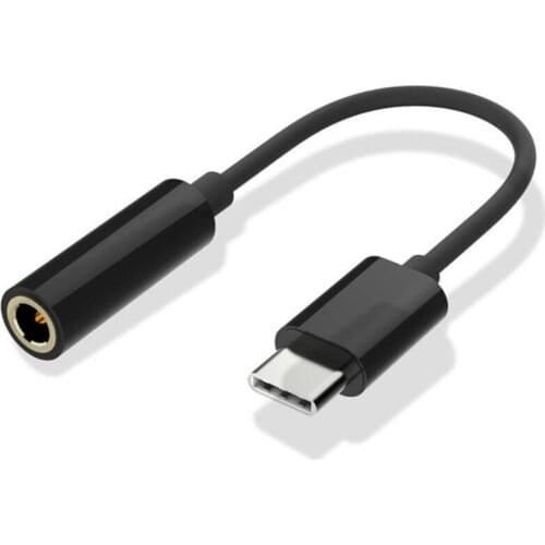 Type c White Black Male to 3.5MM Jake Female Audio Adapter Aux Converter adapter for samsung s8 for lg g5