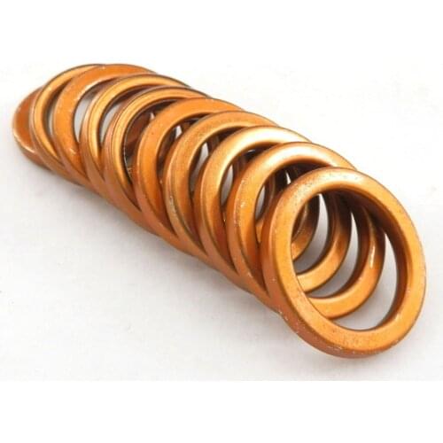 10X Muffler Exhaust Gasket for 4 stroke GY6 50-150cc Scooter Moped TAOTAO ROKETA SUNL Parts