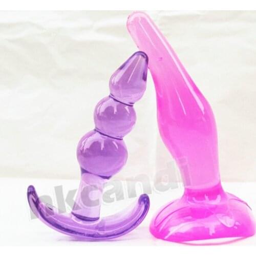 2pcs set Anal Toys Sex Products Sex Toys for women Butt Plug backyard toys for adults silicone anal tube