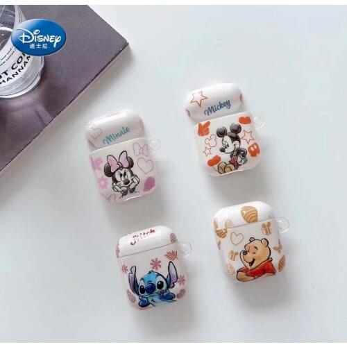 2021 Disney Mickey Minnie Wireless Bluetooth Soft IMD Case For Apple Airpods pro 1 2 Protective Cover Air Pods Earphone Cases