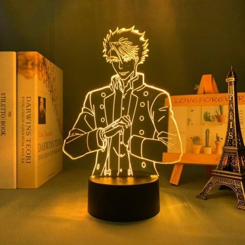 Manga 3d Light Moriarty The Patriot Sebastian Moran for Bedroom Decorative Night Light Gift Anime Led Lamp Moriarty The Patriot