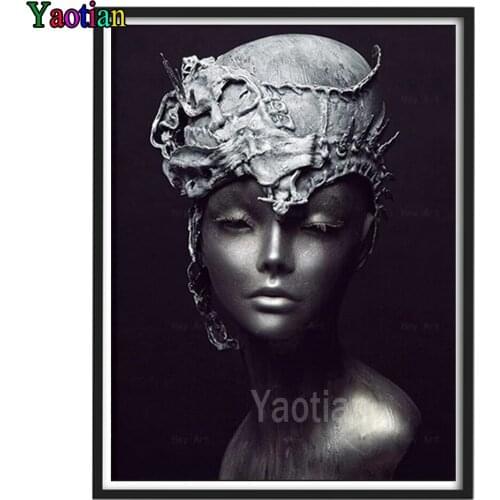 5D Diamond Painting African black woman Diamond Embroidery Cross Stitch Full Square New Arrival Mosaic Home Decor