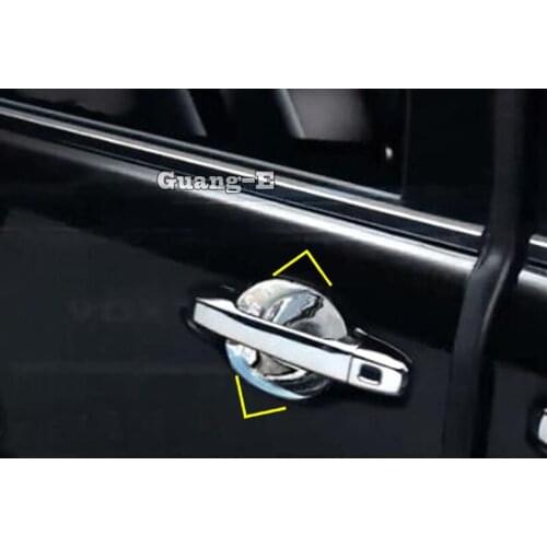 Car Sticker Cover Protection Detector Trim External Bowl Lamp Frame For Toyota Noah Voxy 80 Series 2014 2015 2016 2017 2018