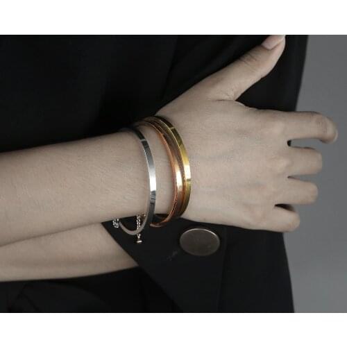 Жесткие браслеты Davieslee China At AliExpress