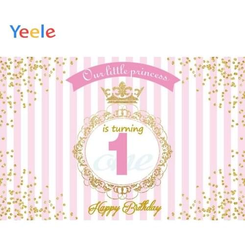 1st Birthday Party Photophone Baby Child Photography Backdrops Custome Photographic Backgrounds Personalized For Photo Studio