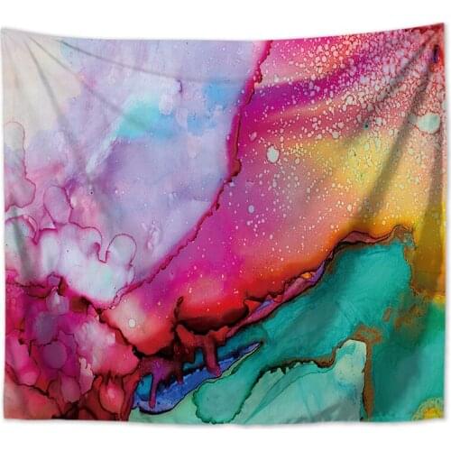 Oil painting tapestry indie room decor abstract blanket tapiz pared tela grande tapisserie mural