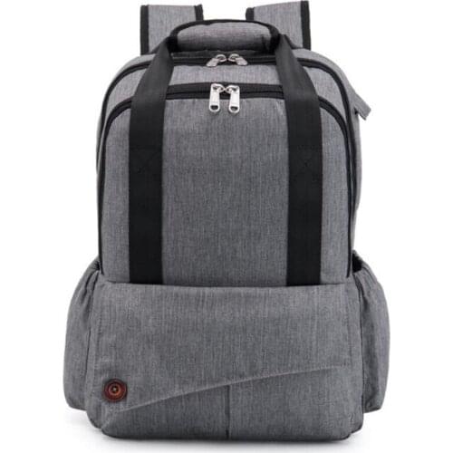 Multifunctional Nylon Baby Bag Large Capacity Diaper Nappy Bag Backpack Travel Knapsack Including Changing Pad