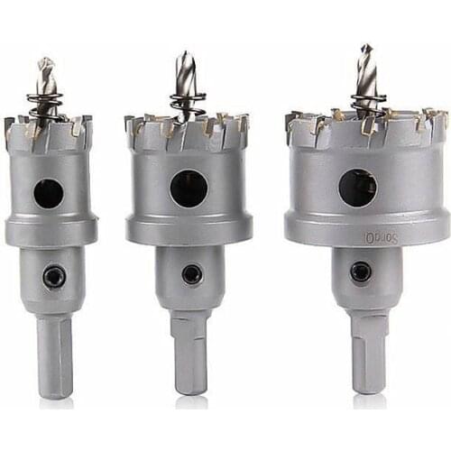 14-35mm TCT Hole Saw Drill Bit Alloy Carbide Cobalt Steel Cutter Stainless Steel Plate Iron Metal Cutting Kit
