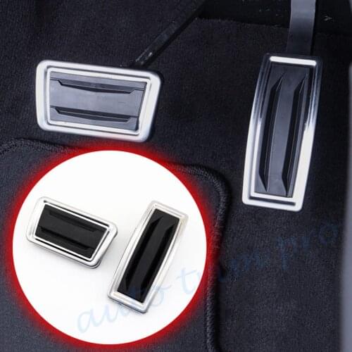 Stainless Steel Brake Fuel Gas Foot Pedal Cover Fit For Cadillac XT5 2016 2017 2018 Accessories Anti-slip Accelerator Pad Trim