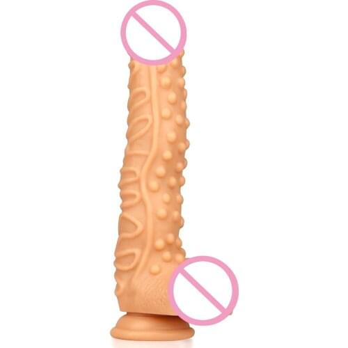 27*4.5CM Huge Monster Dildo Female Sex Toys Skin Feeling Realistic Penis Soft Suction Cup Big Dick Masturbator Adult Sex Machine