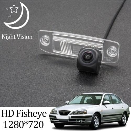 Owtosin HD 1280*720 Fisheye Rear View Camera For Hyundai Elantra sedan MK3 2000-2006 Car Vehicle Reverse Parking Accessories