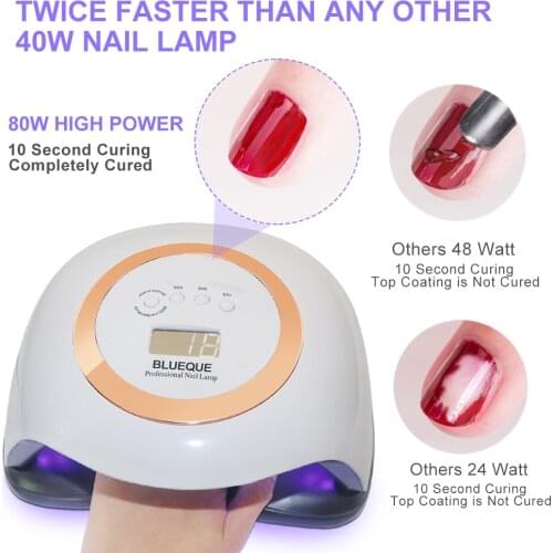 UV Gel Nail Lamp Lampara UV LED Lamp Gel Light 42leds Nail Dryer for All Gels With Smart Sensor and Timer Manicure Ongle Tools