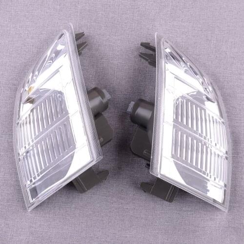 CITALL 1 Pair Car Front Corner Turn Signal Light Lamp Fit For Nissan X-TRAIL XTRAIL T30 2001 2002 2003 2004 2005 2006 2007 ABS