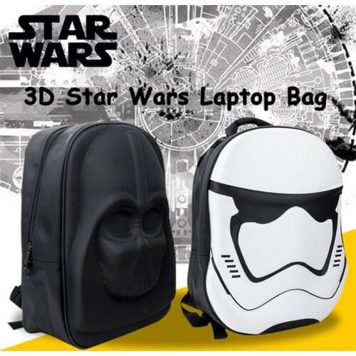 2021 3D Star Wars Darth Vader Waterproof Large Capacity Laptop Backpack Case for Macbook Air Pro 13 14in Schoolbag Travel Bag