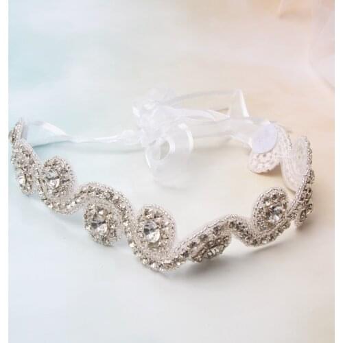 MWSONYA Fashion Hairband for Women Bridal Hair Accessories Headband Crystal Beach Wedding Hair Jewelry holiday Hair Accessories