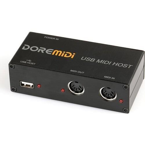 UMH-10 USB MIDI HOST Box Midiplus 16-Channel MIDI Interface Keyboard Piano Instrument Five-Pin Interface For Studio Recording