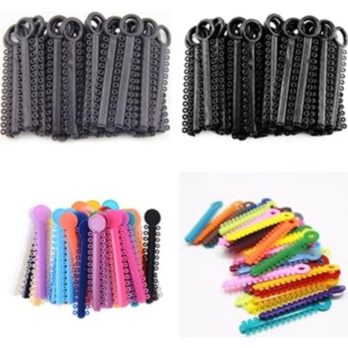20/40Pcs Dental Oral Ligature Orthodontics Ties Elastic Rubber Bands Dentist Tools Wholesale