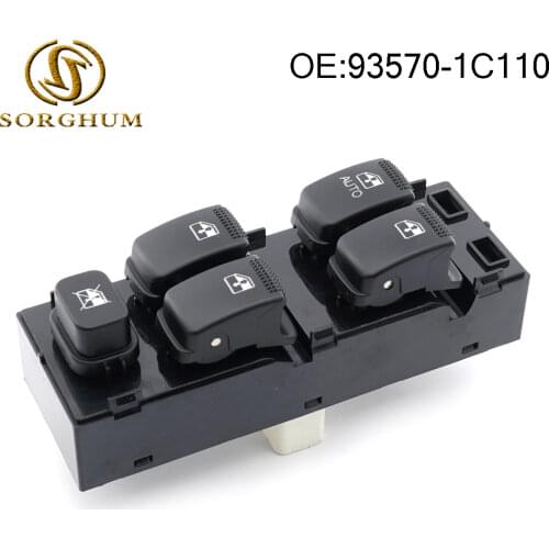93570-1C110 935701C110 Electric Power Master Control Driver Side Window Switch For Hyundai Getz