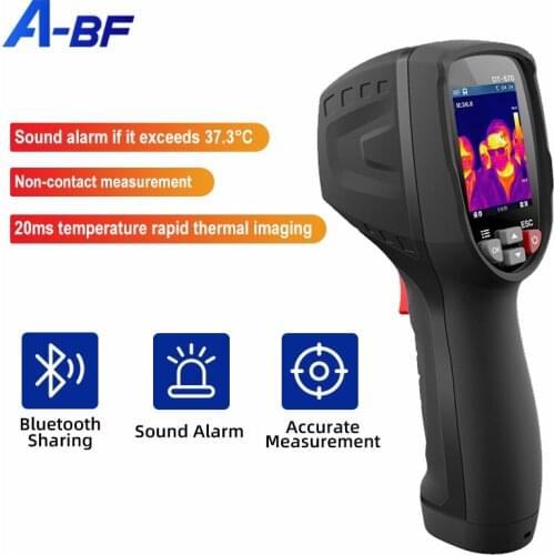 A-BF DT-870Y Infrared Thermal Imager Temperature Screening Phone Bluetooth Thermal Camera High Temperature Gun Alarm