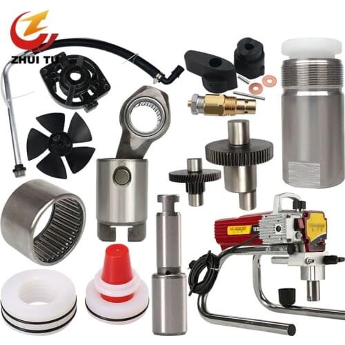 Titan 440i 450e Airless Spraying Machine Accessories Pump Body Seal Ring Piston Rod Gear Suction Tube Bearing Repair Parts