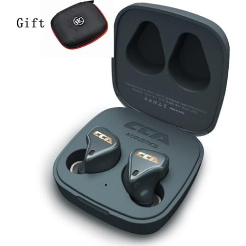 CCA CX4 TWS True Wireless Bluetooth Headset Earphone V5.0 1BA+1DD Hybrid HIFI Stereo Sport Headset Noise Cancelling ZSX S1 Z1 Z2