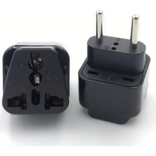 European EU plug socket Power Wall Travel Converter Adapter Household Plugs Power Adapter US UK AU to EU travel plug