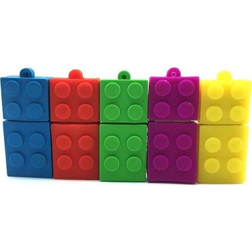 USB 3.0 Flash drive Building Block 32GB Pendrive Gift Pen Drive Real capacity USB Stick Cartoon Toy Brick Flash Drive USB 3.0