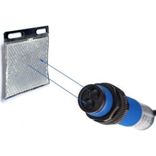 10-30VDC photoelectric sensor Reflective Feedback photoelectric switch infrared obstacle avoidance sensor NPN Normally Open 2M