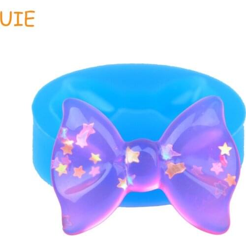 FYL355U 30.8 Beautiful Bowknot Silicone Mold - Ribbon Mold Fondant, Jewellery, Cake Decorating Tools, Resin, Candle, Clay Molds