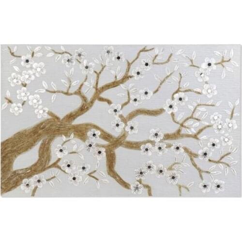 Painting Dekodonia Tree Almond Mother of pearl (122 x 3 x 80 cm)