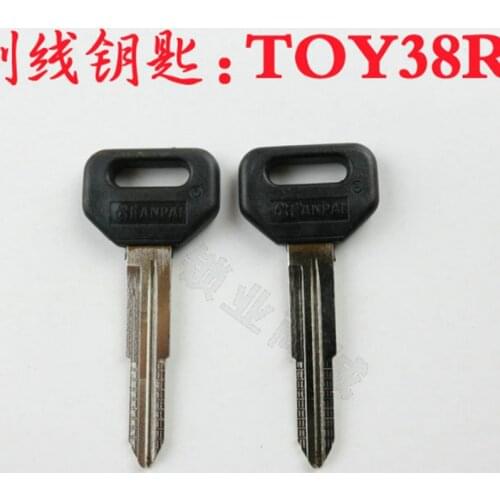 DAKATU TOY38R Engraved Line Key Blade for Hafei Daewoo Zotye 2 in 1 LiShi TOY38R scale shearing teeth car key locksmith tool