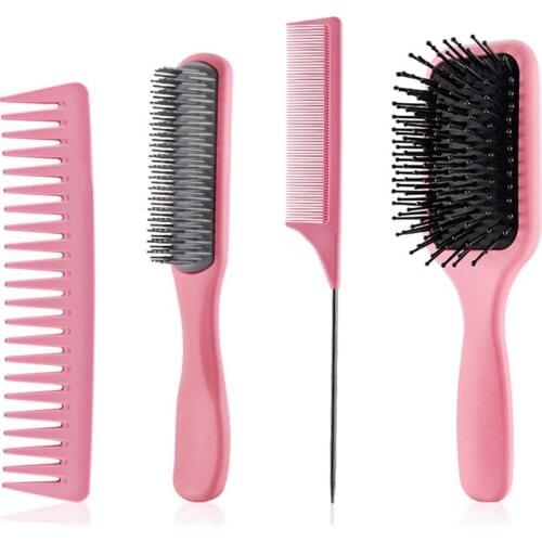 Hair Comb Set Paddle Hair Brush Detangling Brush Detangler Hairbrush For All Hair Types Hair Care Styling Tools