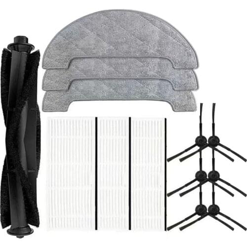 Main Brush Side Brush Filter Mop Cloths for XIAOMI VIOMI S9 Robot Vacuum Cleaner Replaceable Accessories