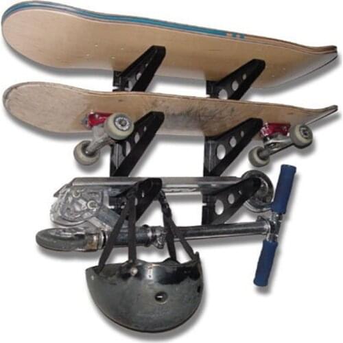 6Pieces/Lot Skateboard Wall Rack Longboard Wall Mount Storage Rack Clip Hanger Wall Holder Skateboarding Display Tools