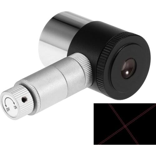 AQUILA 1.25" Illuminated Eyepieces Focal 12.5mm Guide Eyepiece Double Crosshair Cross-Reticle for Telescope