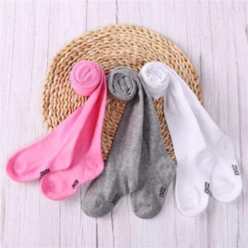 0-6 Years Children Spring Autumn Tights Cotton Baby Girl Pantyhose Kid Infant Knitted Tights Toddler Girls Tights