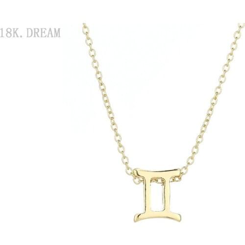 Gemini Necklace Star Sign Zodiac Necklace Constellation Celestial Jewelry May June Birthday Gift Bridesmaid Valentines Day Gift