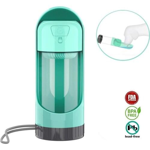 Portable Cat Activated Carbon Filter Bowl Pet Dog Water Bottle Drinking Bowls For Small Large Dogs Feeding Water Dispenser 2021