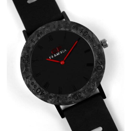 Carbon Fiber Luxury Simple Custom Mens Gift Watch Minimalist Watch