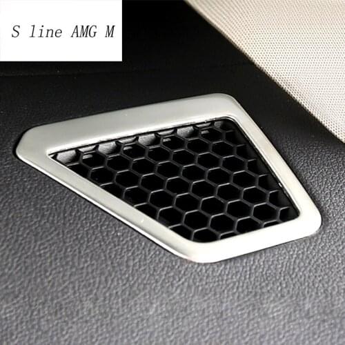 Car Styling AC Outlet Trim Air Outlet panel Stickers Covers For BMW 3 Series G20 G28 stainless steel Auto Interior Accessories
