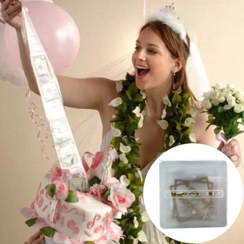 Cake Topper Happy Birthday Funny Cake Surprise Money Box Party Decor Prop Happy Birthday Kids Gift Storage Boxes Supplies