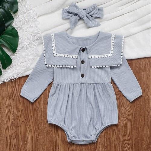 Боди с длинным рукавом для малышек WONBO China At AliExpress