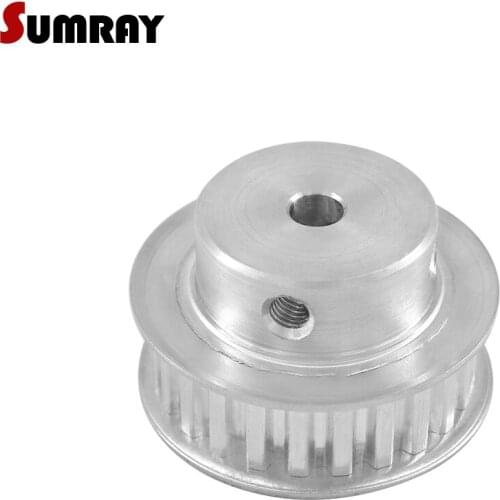 SUMRAY XL 24T Timing Pulley 6/6.35/8/10/12mm Bore Bearing Pulley Wheel 11mm Belt Width Synchronous Wheel Pulley For 3D Printer