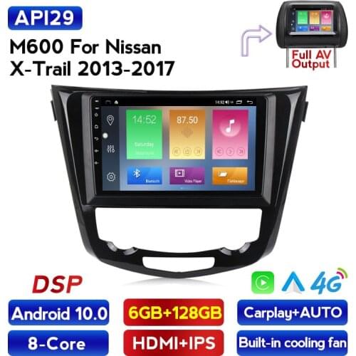 1280*720 6+128G Car Radio Multimedia Video Player Navigation GPS For Nissan X-Trail xtrail X Trail 3 T32 2013-2017 Qashqai 2 J11