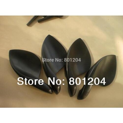 4 PCs Full size Ebony Violin Chin rest Quality Ebony violin Parts without chin rest holes
