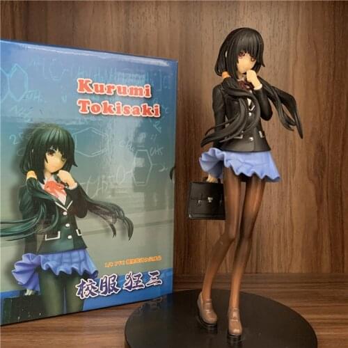 Anime Date A Live Nightmare Tokisaki Kurumi Uniforms Bag Ver. Nightmare Nekomusume Sexy KADOKAWA Figure Figure 20cm