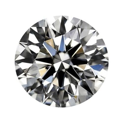 D Color Moissanite Diamond Loose Stone Eight Hearts and Eight Arrows, with GRA Certificate, Black Card, Waist Line Code Number