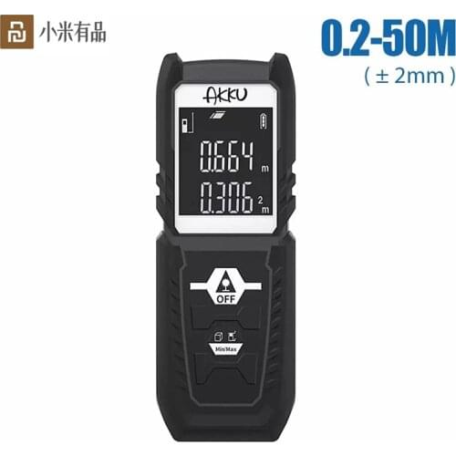 Youpin AKKU 40M Laser Rangefinder Digital Laser Distance Meter battery-powered laser range finder tape distance measurer